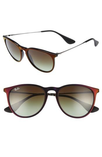 Women's Ray-ban Erika Classic 54mm Sunglasses - Black/ Red