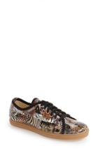 Women's French Sole 'hampton' Water Resistant Patent Leather Sneaker Us / 38eu - Brown