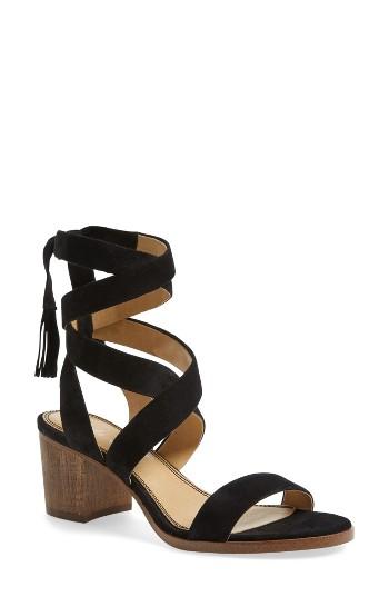 Women's Splendid Janet Block Heel Sandal .5 M - Black