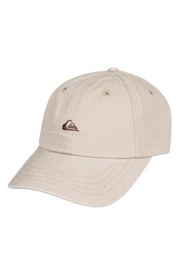 Men's Quiksilver Papa Baseball Cap - Beige