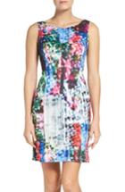 Women's Adrianna Papell Print Scuba A-line Dress