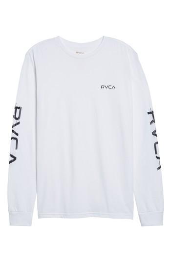 Men's Rvca Glitch Logo T-shirt - White