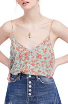 Women's Free People Kora Print Camisole - Blue/green
