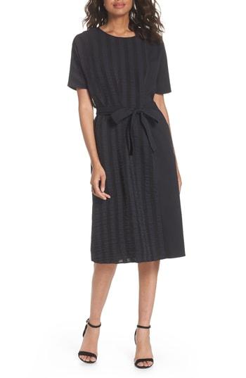 Women's Caara Throwing Shade Midi Dress - Black