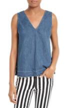 Women's Rag & Bone/jean Drape Denim Tank