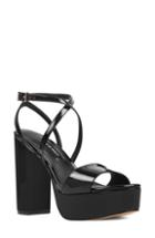 Women's Nine West Markando Platform Sandal .5 M - Black