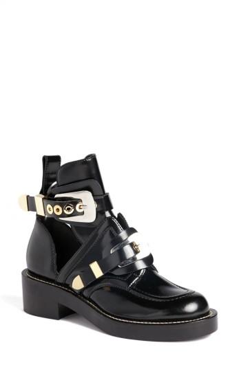 Women's Balenciaga Cutout Buckle Boot .5us / 35.5eu - Black
