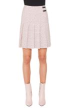 Women's Akris Punto Pleated Tweed Skirt