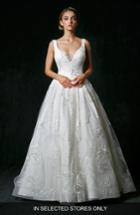 Women's Sareh Nouri Alessandra Plunge Ballgown, Size - Ivory