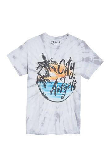 Men's The Rail City Of Angels T-shirt, Size - Grey