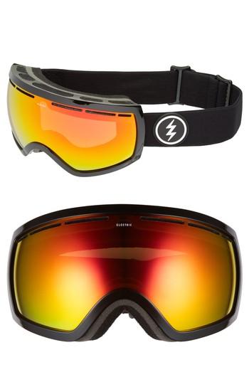 Women's Electric Eg2.5 Snow Goggles - Gloss Black/ Red Chrome
