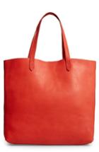 Madewell 'transport' Leather Tote - Red