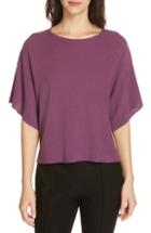 Women's Eileen Fisher Elbow Sleeve Top - Brown