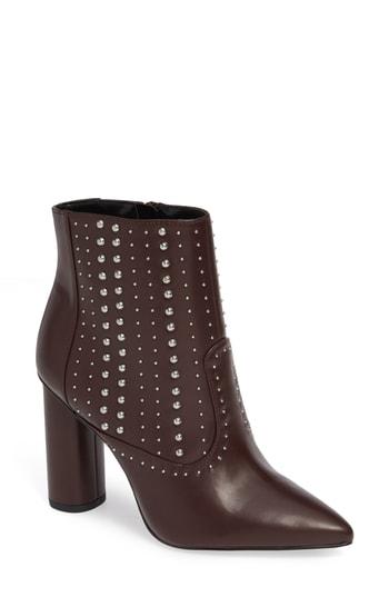Women's Bcbg Hollis Studded Bootie .5 M - Burgundy