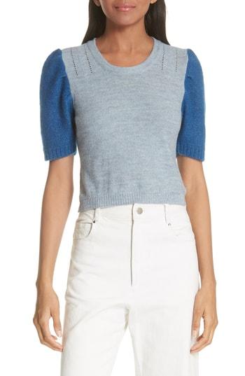 Women's Rachel Comey Contrast Sleeve Sweater - Blue