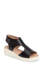 Women's Johnston & Murphy Camilla Slingback Wedge Sandal .5 M - Black