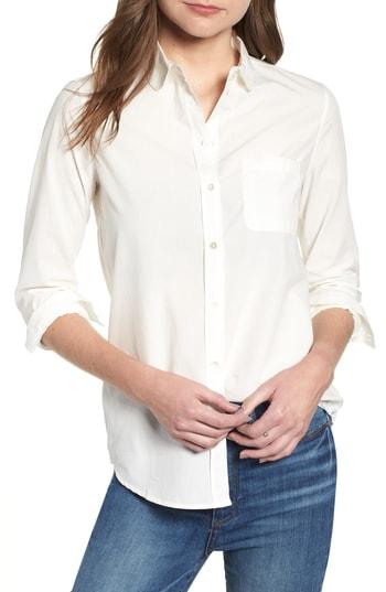 Women's Sezane Tomgirl Shirt Us / 34 Fr - White