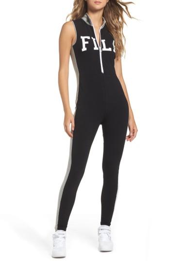 Women's Fila Roseann Jumpsuit - Black