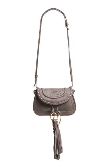 See By Chloe Nano Polly Leather Crossbody Bag - Beige