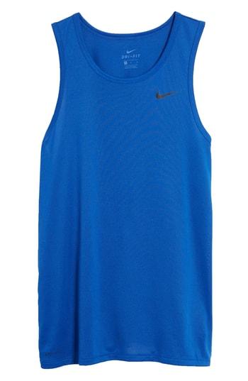 Men's Nike Legend Training Tank, Size - Blue
