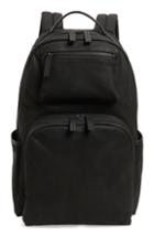 Men's Shinola Nubuck Utility Backpack - Black