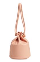 Mansur Gavriel Lambskin Leather Drawstring Pouch - Pink