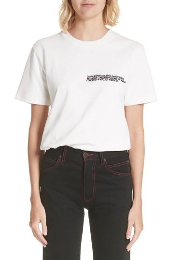 Women's Calvin Klein 205w39nyc 205 Logo Tee - White
