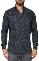 Men's Maceoo Luxor Funky Chemistry Trim Fit Sport Shirt (s) - Black