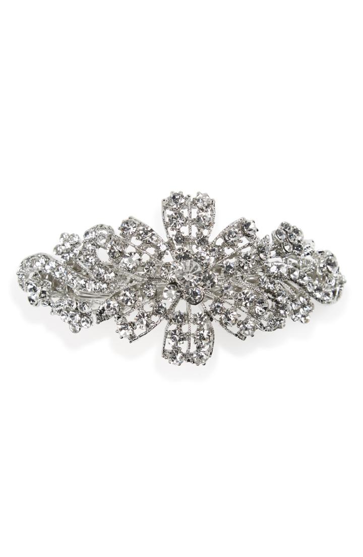 Tasha Floral Crystal Barrette
