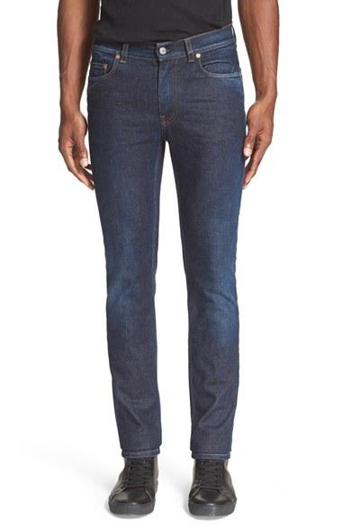 Men's Acne Studios 'ace' Slim Straight Leg Jeans - Blue