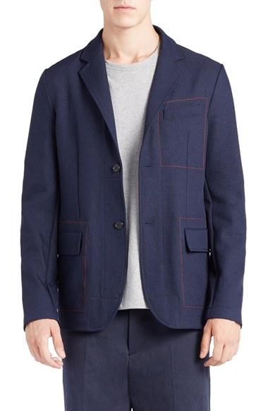 Men's Marni Contrast Stitch Sport Coat