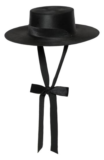 Women's Bijou Van Ness The Heiress Wool Bolero Hat - Black