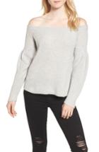 Women's Rebecca Minkoff Lottie Off The Shoulder Sweater - Grey