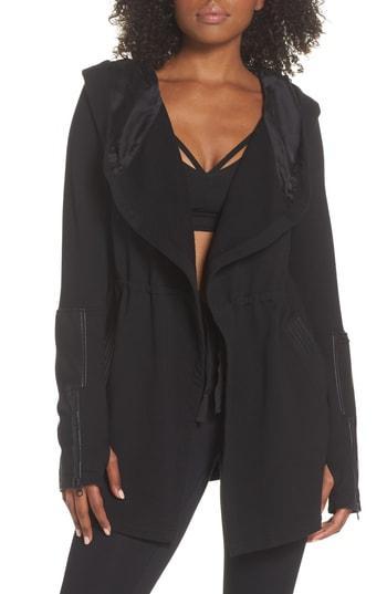 Women's Blanc Noir Traveler Wrap Jacket - Black