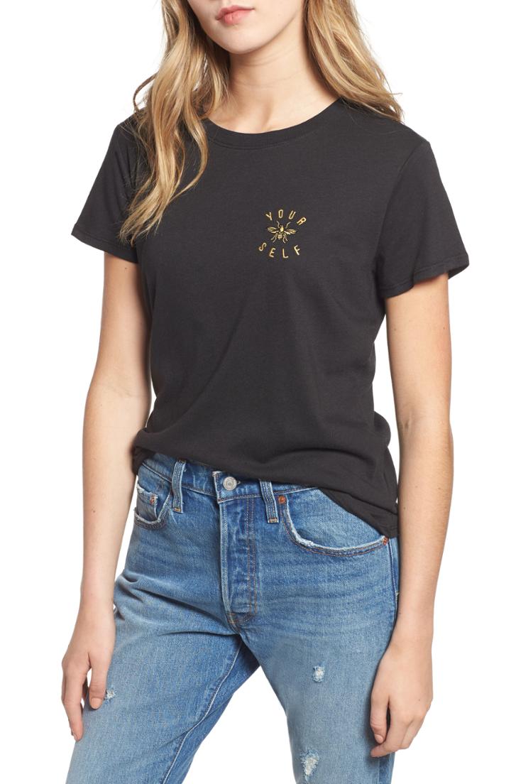 Women's Sub Urban Riot Bee Yourself Slouched Tee