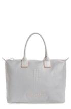 Ted Baker London Rendia Reflective Faux Leather Tote - Grey