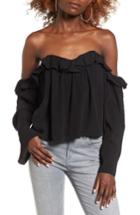 Women's 4si3nna Ruffle Off The Shoulder Blouse