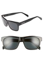 Women's Brightside Wilshire 55mm Square Sunglasses - Black/ Grey