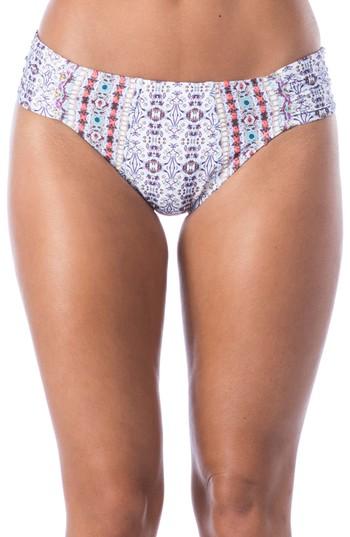 Women's La Blanca Sorrento Side Shirred Hipster Bikini Bottoms - Purple
