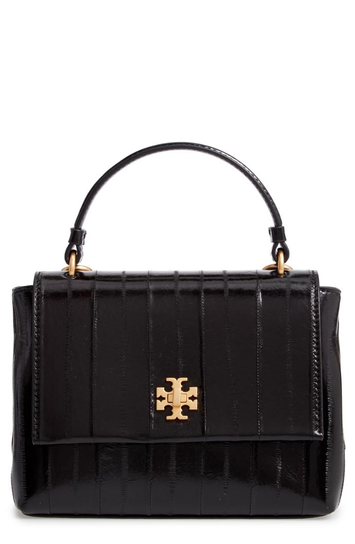 Tory Burch Kira Eelskin Satchel - Black