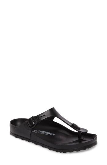 Women's Birkenstock Gizeh Eva Flip Flop -7.5us / 38eu D - Black