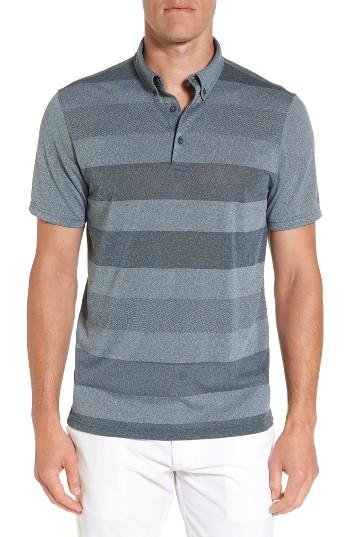 Men's Ag Hansen Stripe Polo, Size - Blue