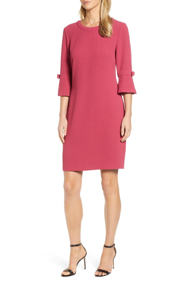 Women's Karl Lagerfeld Paris Bow Sleeve Dress - Pink