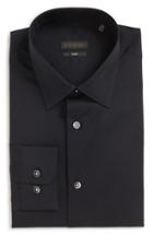 Men's Z Zegna Slim Fit Solid Stretch Dress Shirt