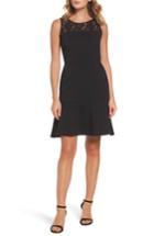 Women's Taylor Dresses Lace Flounce Dress - Black