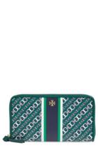 Women's Tory Burch Gemini Link Coated Canvas Continental Wallet -