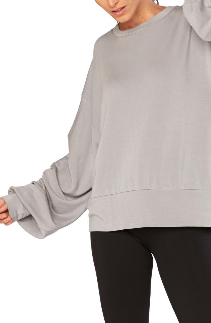 Women's Threads For Thought Ruched Pullover - Grey