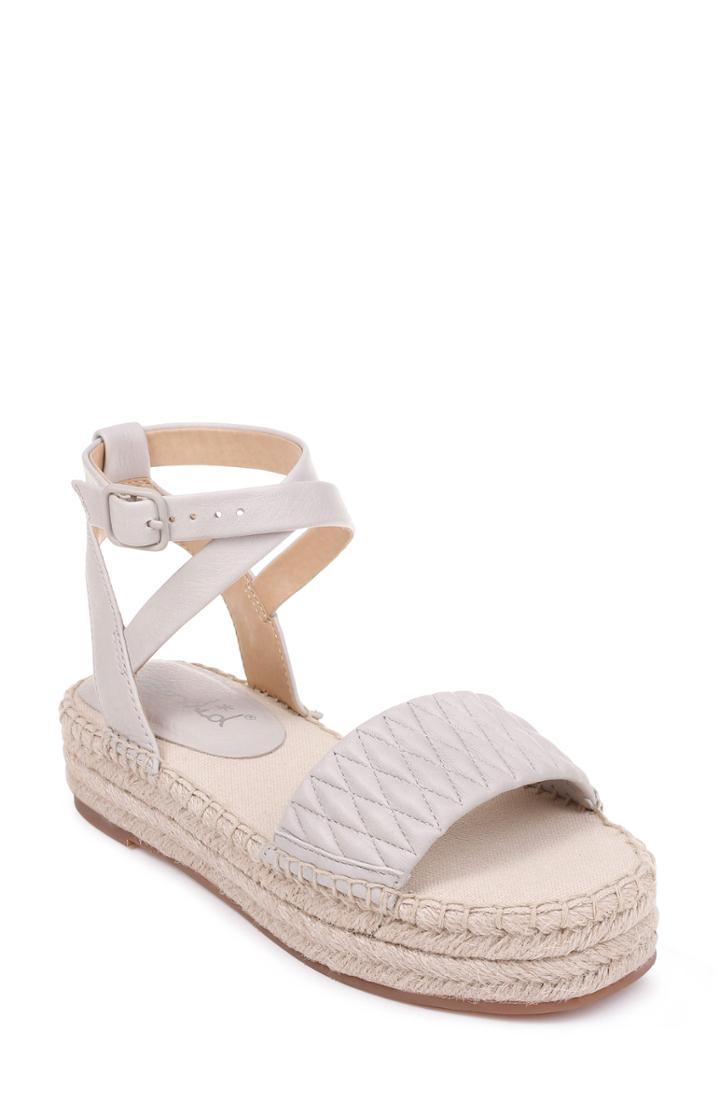 Women's Splendid Seward Espadrille Platform Sandal M - Grey