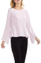 Women's Vince Camuto Lace-up Bell Sleeve Blouse - Purple