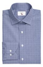 Men's Lorenzo Uomo Trim Fit Check Dress Shirt .5 - 36 - Blue